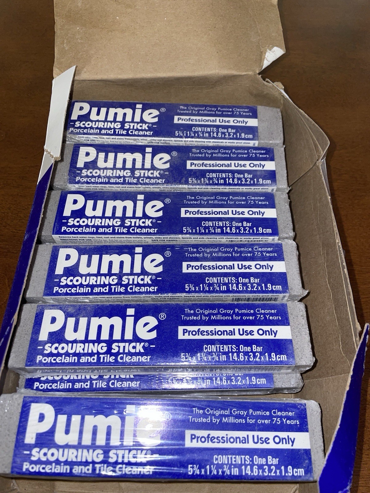 Pumie HDW-12 Pumice Heavy Duty Scouring Stick (12 PACK)