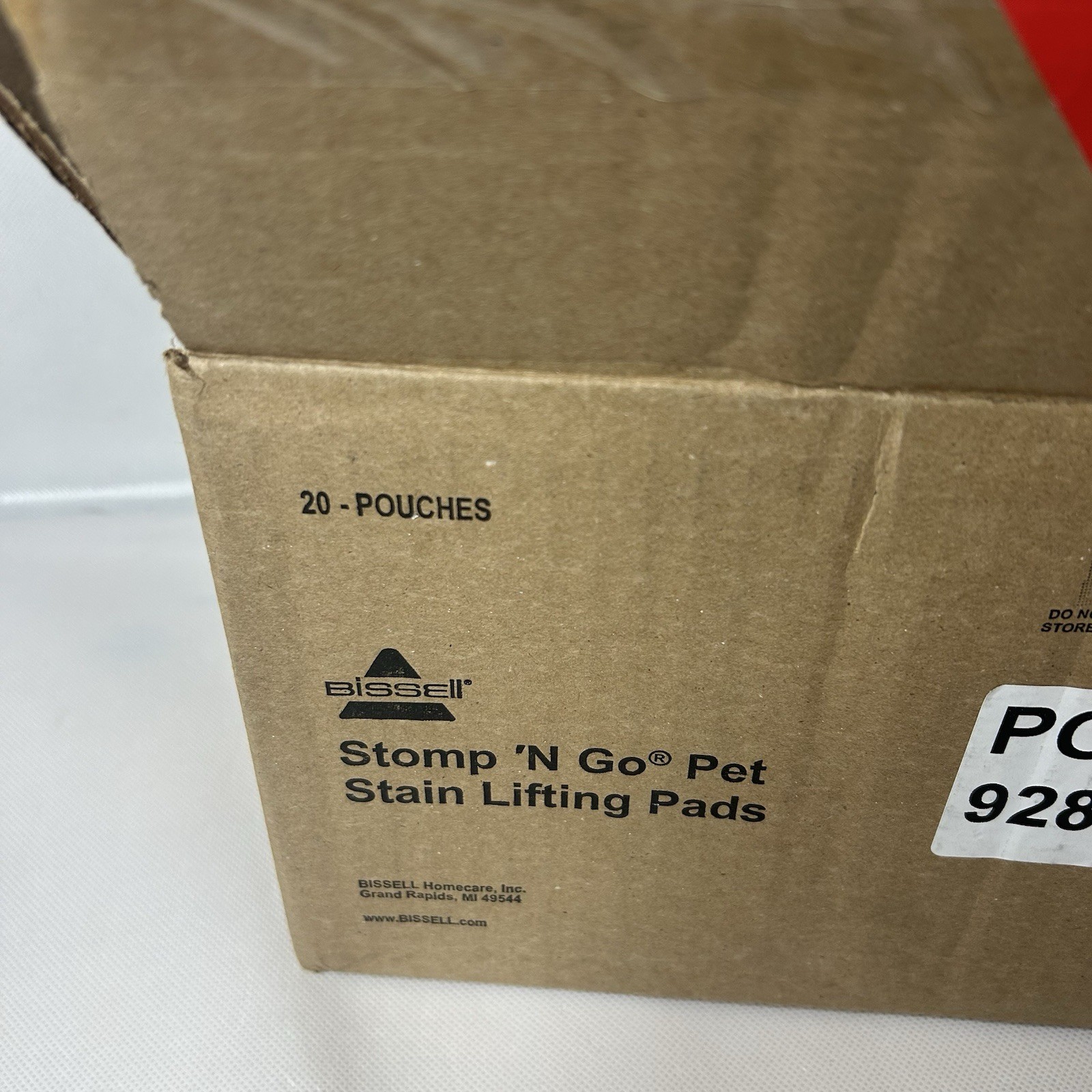 Bissell Stomp ‘n Go Pet Stain Lifting Pad+ OXY -1x 20 Pack Case – New