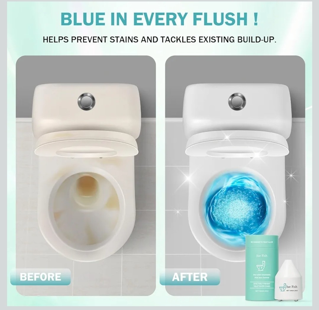 Toilet Cleaner Dirt Removal Long Lasting Freshness Odor Eliminator Automatic