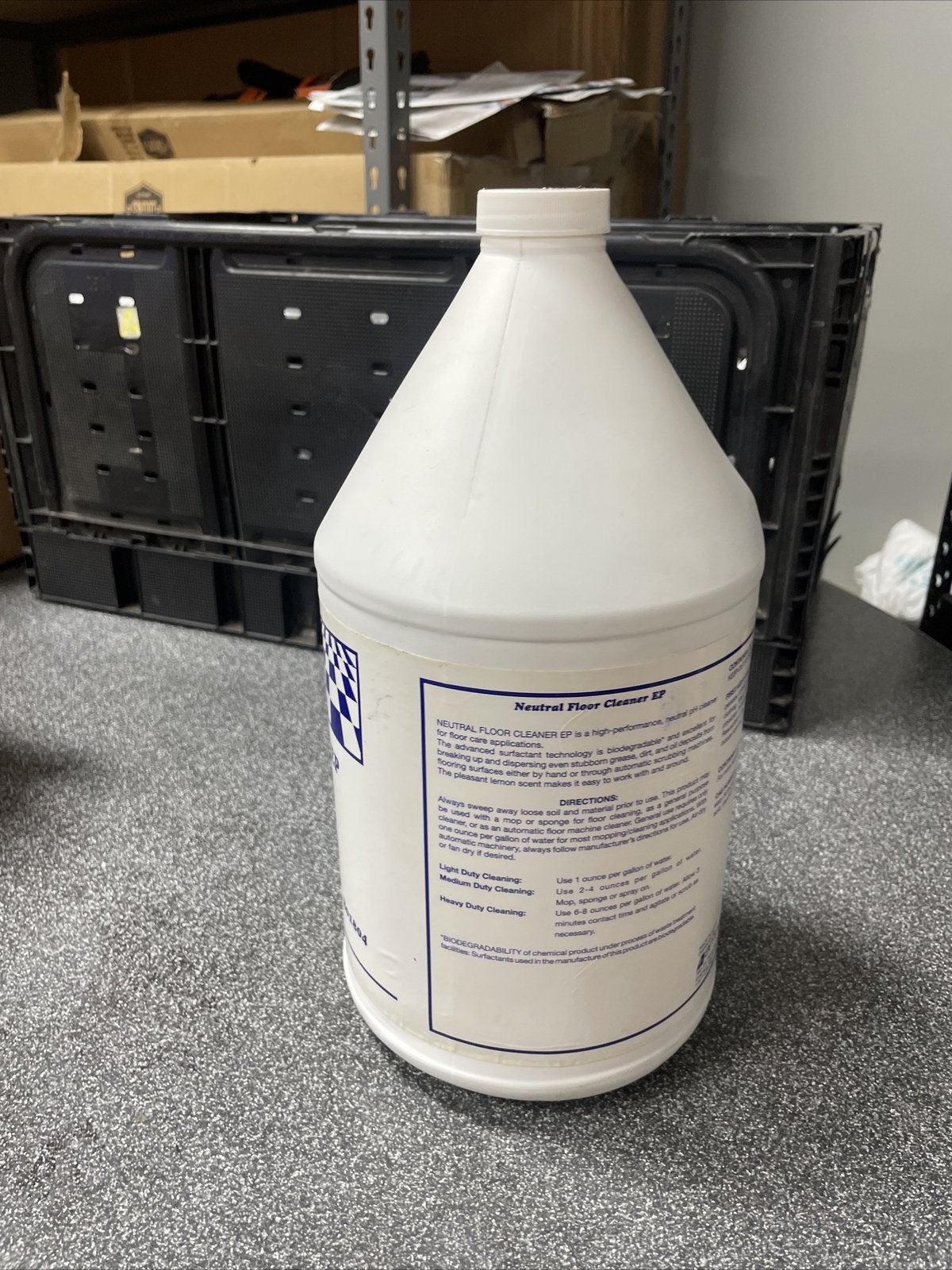 Misty Neutral Floor Cleaner EP Lemon 1gal Bottle B18044