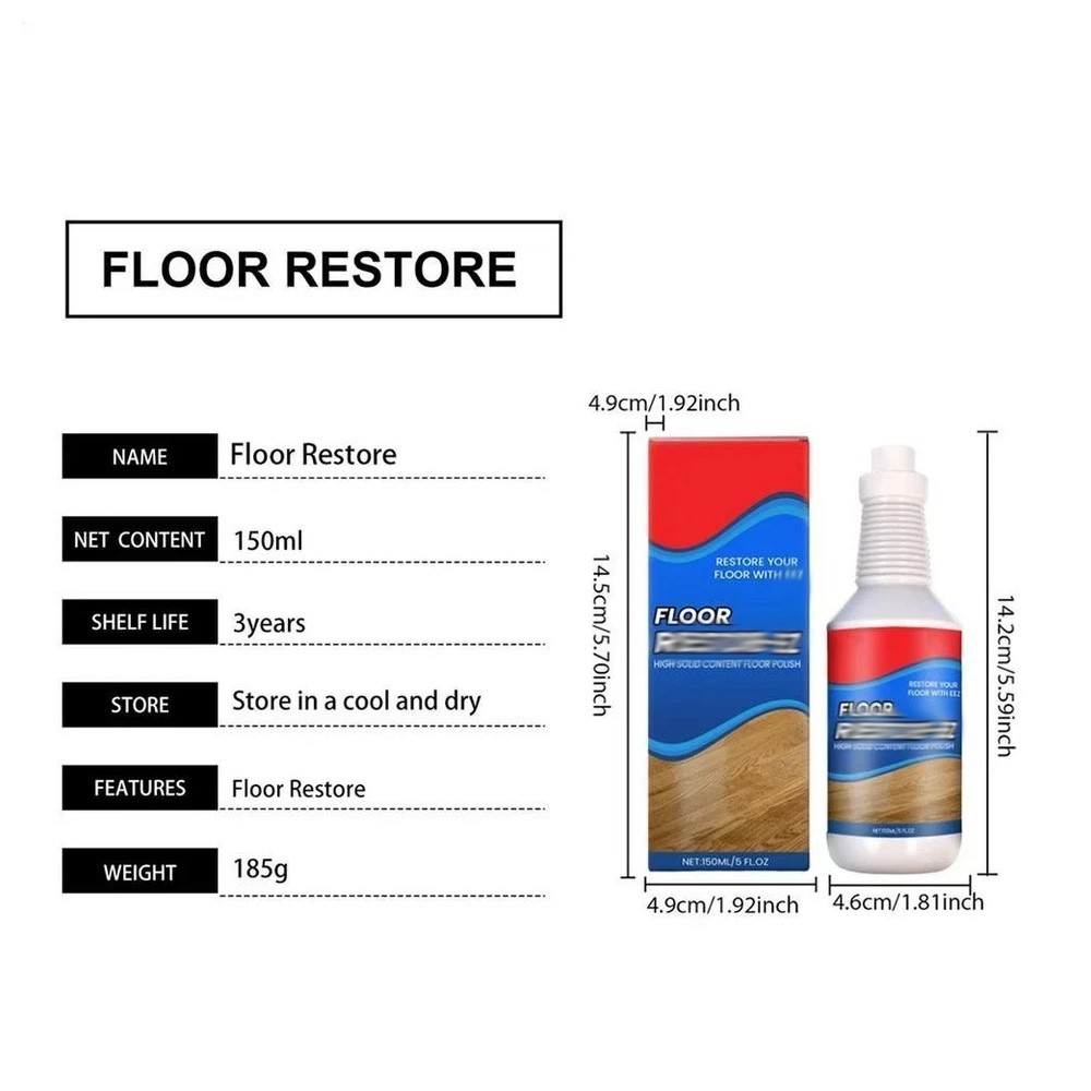 Clean Ultimate Floor Restorer & Polish – Revitalize And Shine Wood 150ml