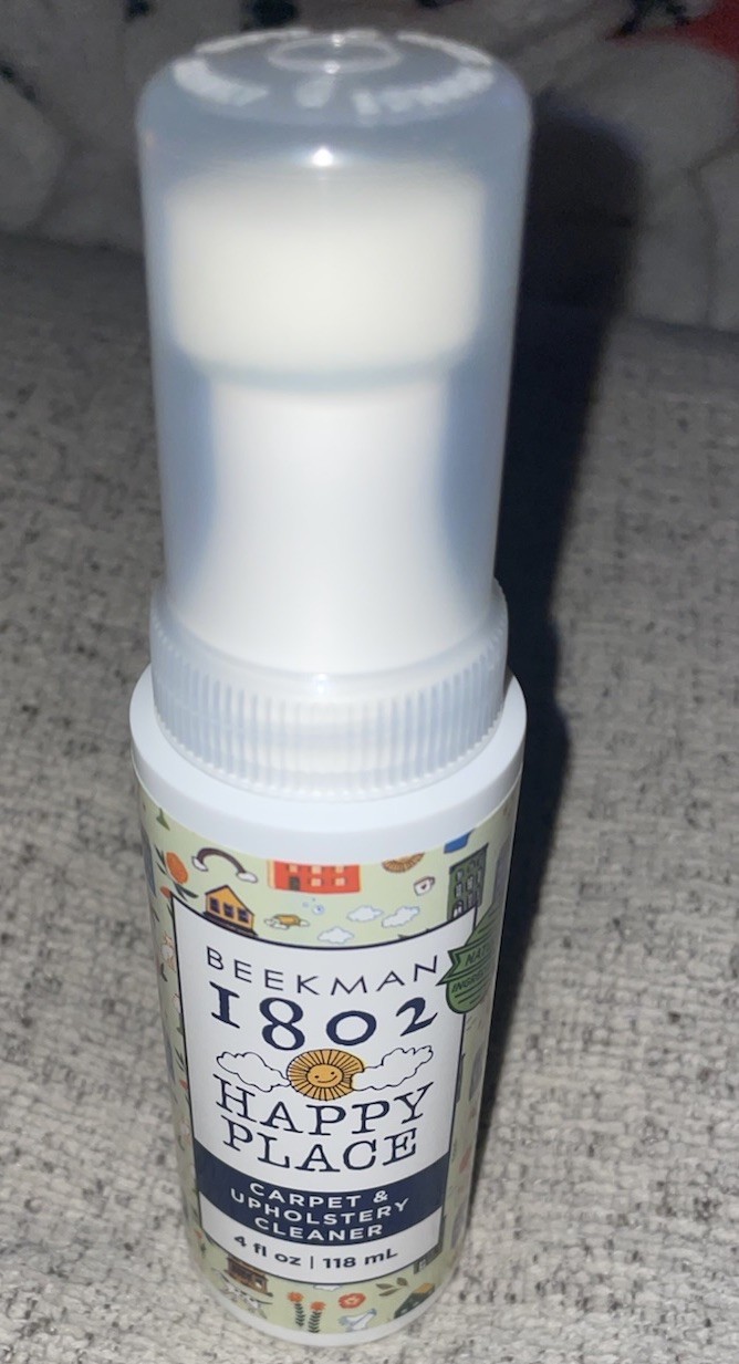 Beekman 1802 Happy Carpet & Upholstery Cleaner. New. 4 Oz.