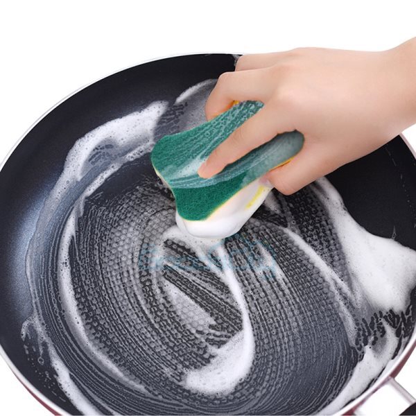 72/48 Esponjas de doble cara Scou Pads Esponjas multiusos para fregar platos