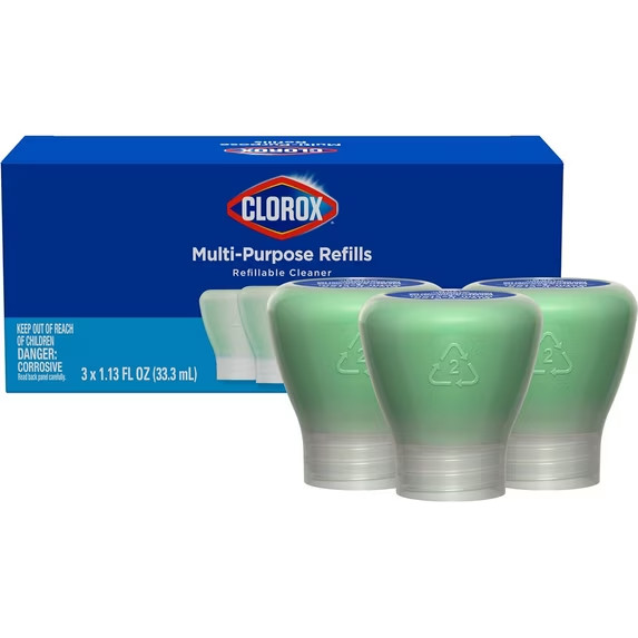 (3 Pack) Clorox Multi-Purpose Concentrate Refills, 3ct x 1.125oz, Citrus Grove