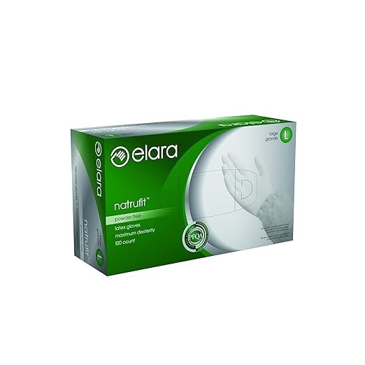 Elara FL204 Natrufit Powder Free Phthalate Free PVC Free BPA LARGE-5 PACKS 1000