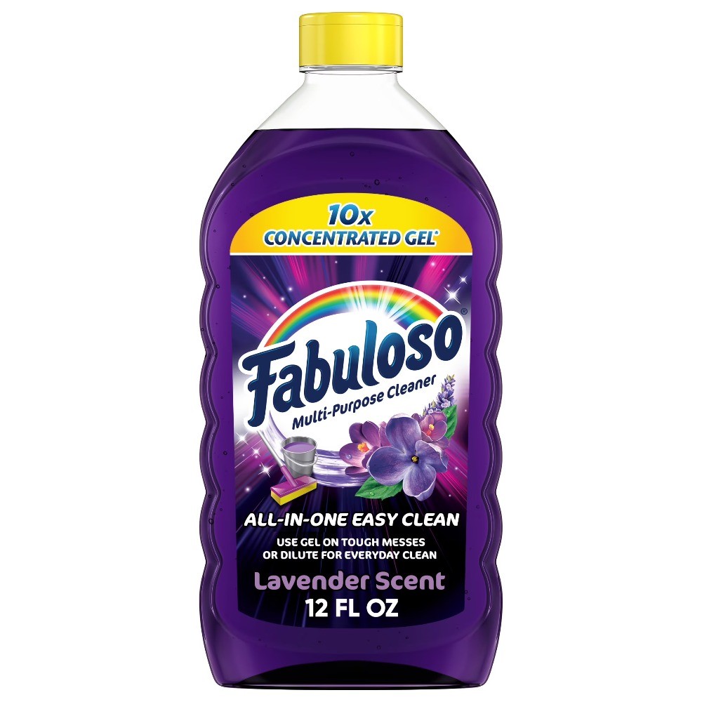 Fabuloso 10X Concentrated Gel, Multi-Purpose Cleaner, Lavender Scent,12 fl oz