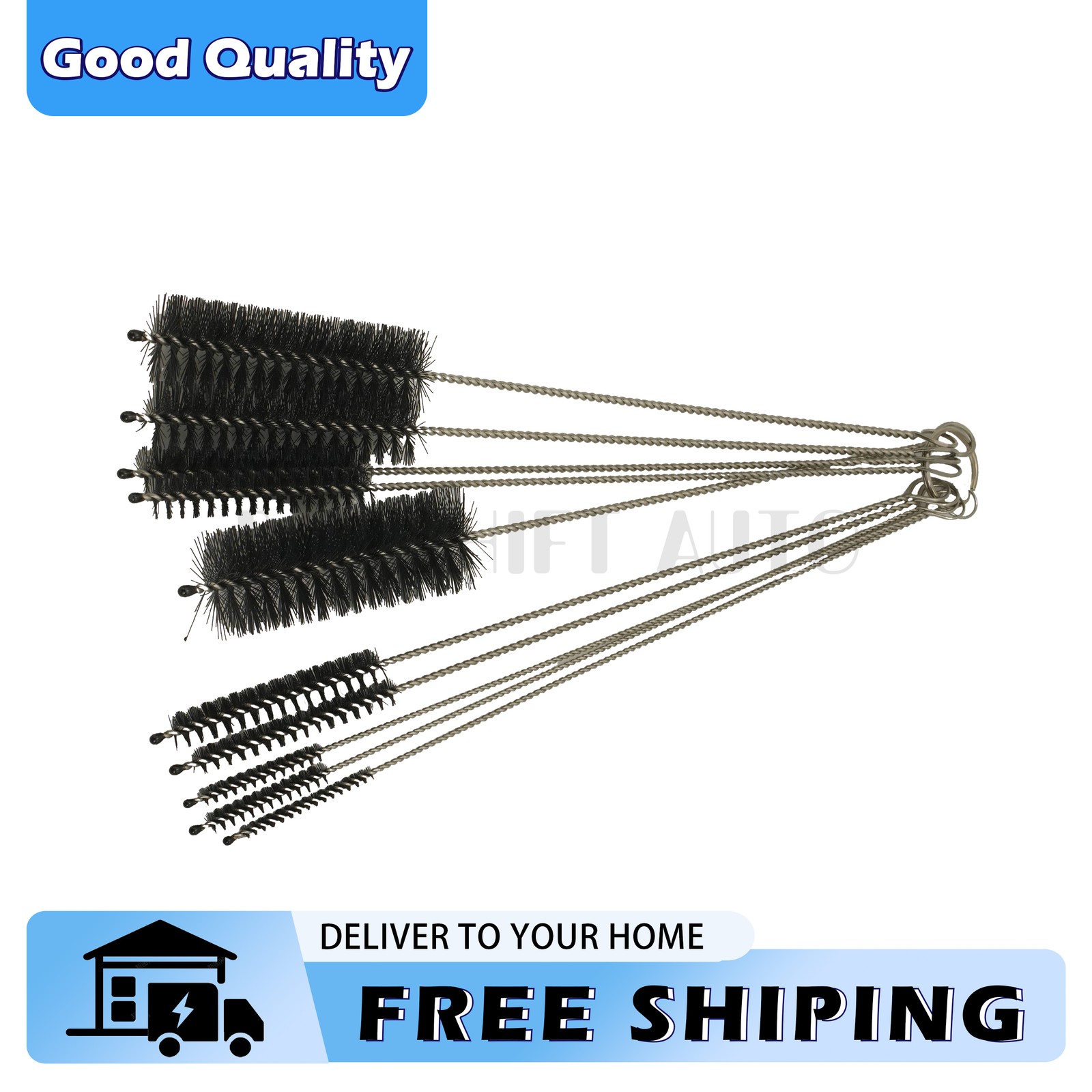 10PCS Set NylonSmall Long Cleaning Straw Brush Cleaner Bottle Tube Pipe US