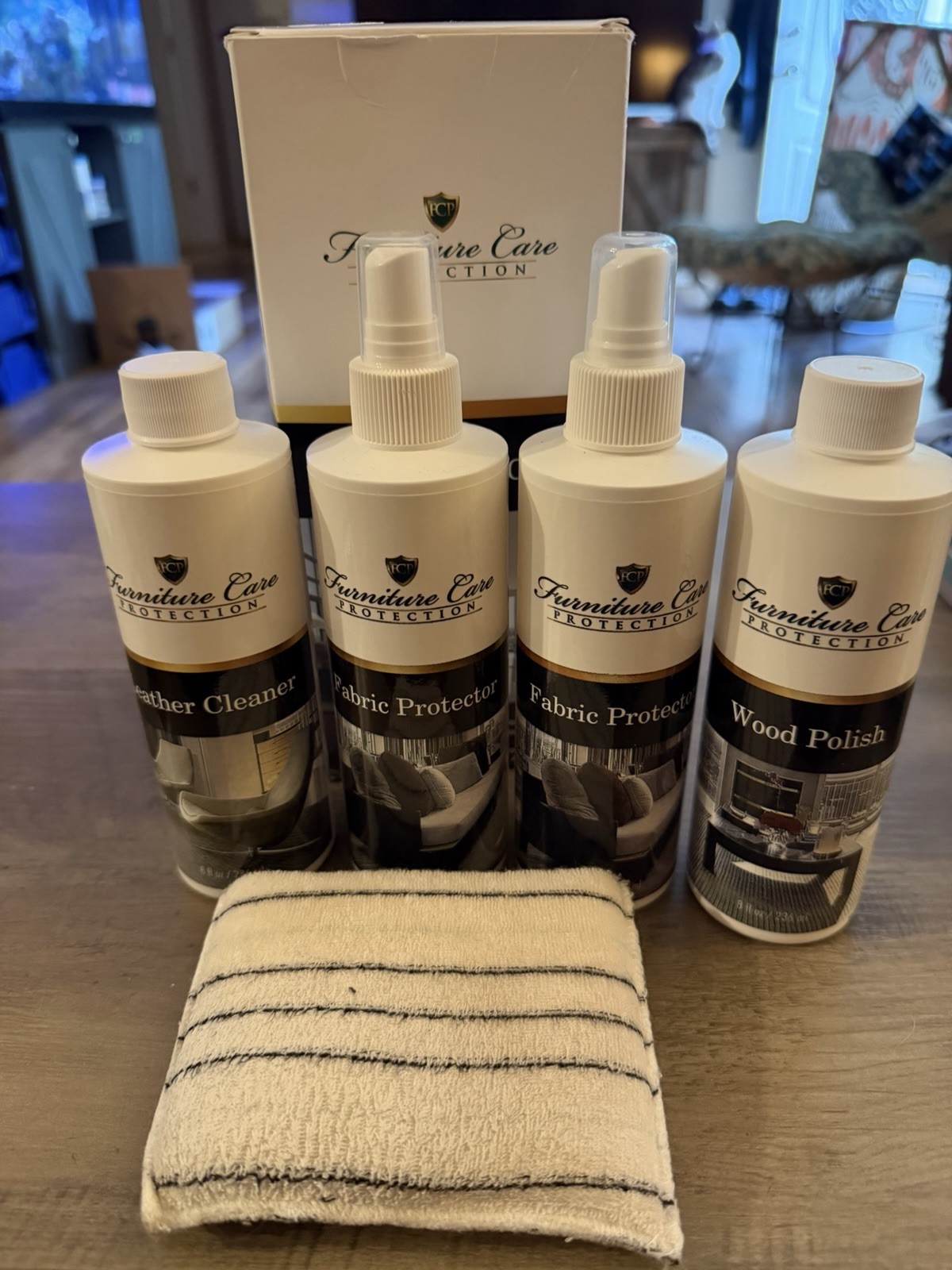 FCP Furniture Care Protection kit 4 Piece Kit And A Sponge.
