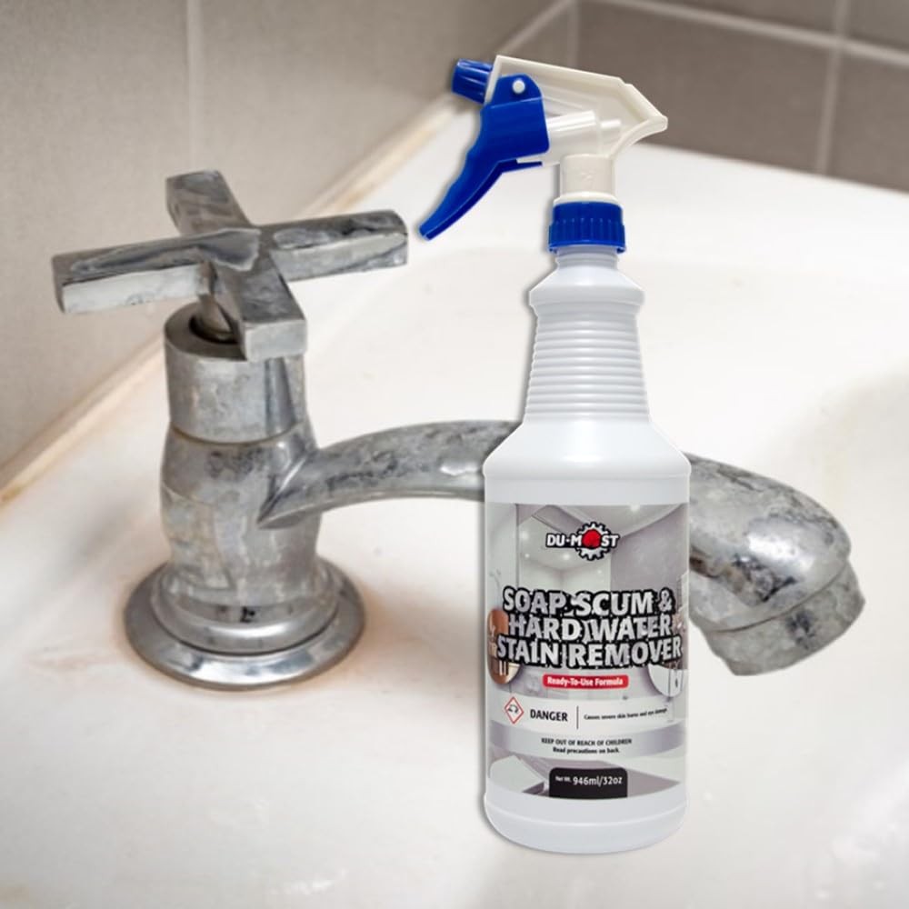Soap Scum & Hard Water Stain Remover, High Foaming Acid Cleaner Removes Limes…