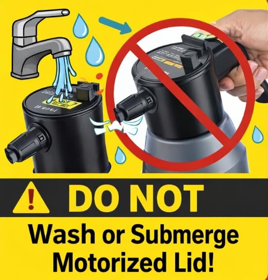 Electric Foam Sprayer Car Wash, Pump Sprayer Battery Powered Rechargeable for…