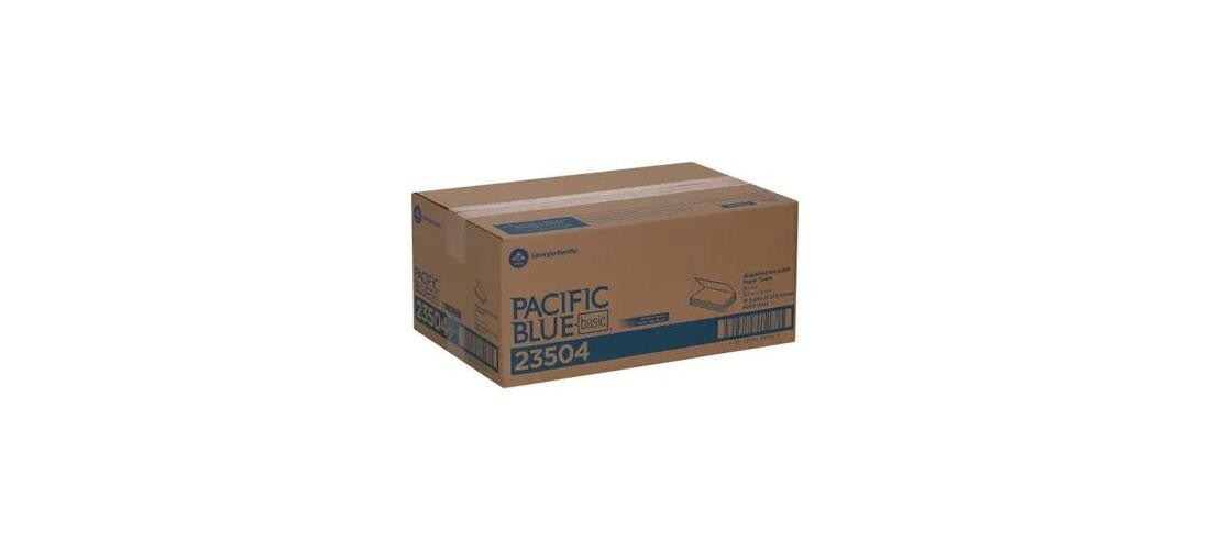 Brown S-Fold Recycled 3rd Party Paper Towel – pack of 16