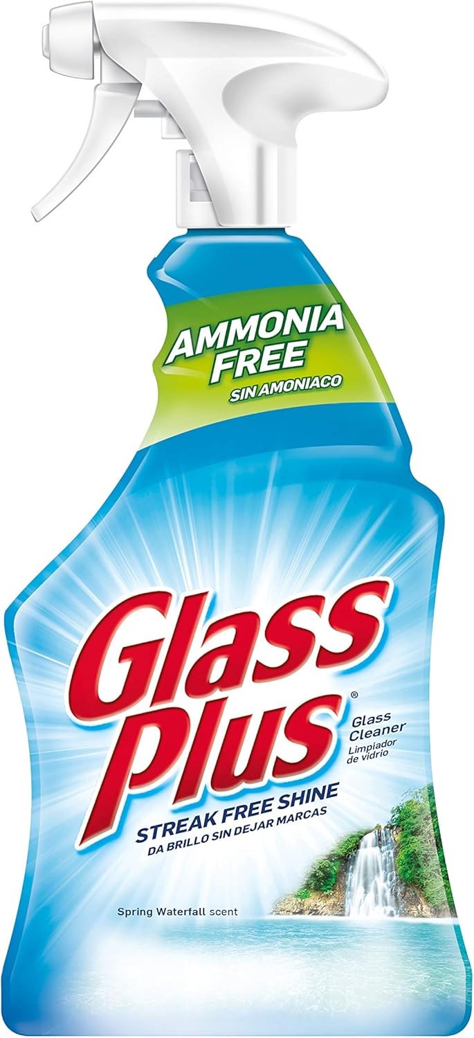 Glass Plus Glass Cleaner,32 Fl Oz Bottle,Multi-Surface Glass Cleaner(Pick Pack)