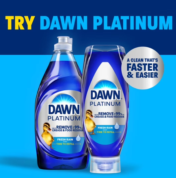 Dawn Ultra Original Dish Soap Refill Jug 87 fl oz Grease Fighting Liquid