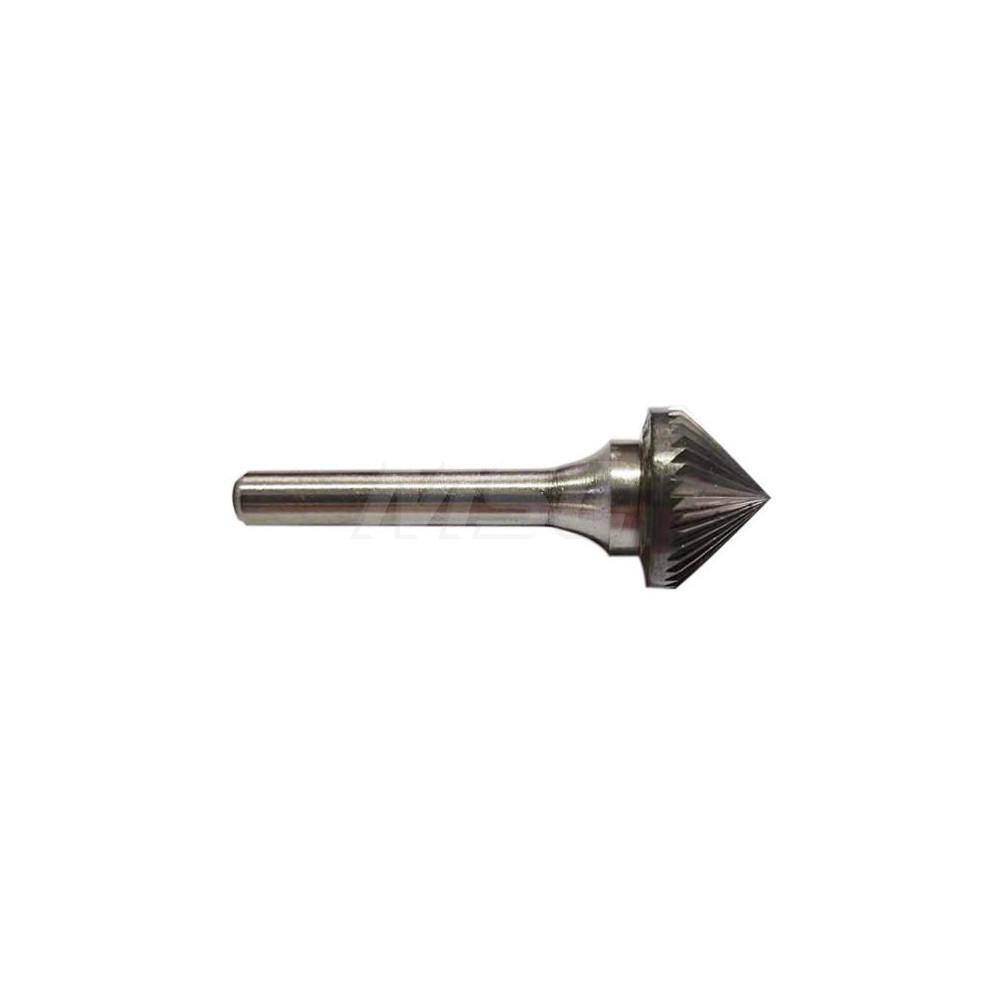 Hertel SZ20017C Abrasive Burr: SM-6, Cone, 1/4″ Shank