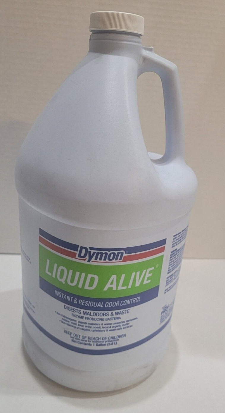 Dymon LIQUID ALIVE Enzyme Producing Bacteria, Gallon Jug, DRAIN & ODOR