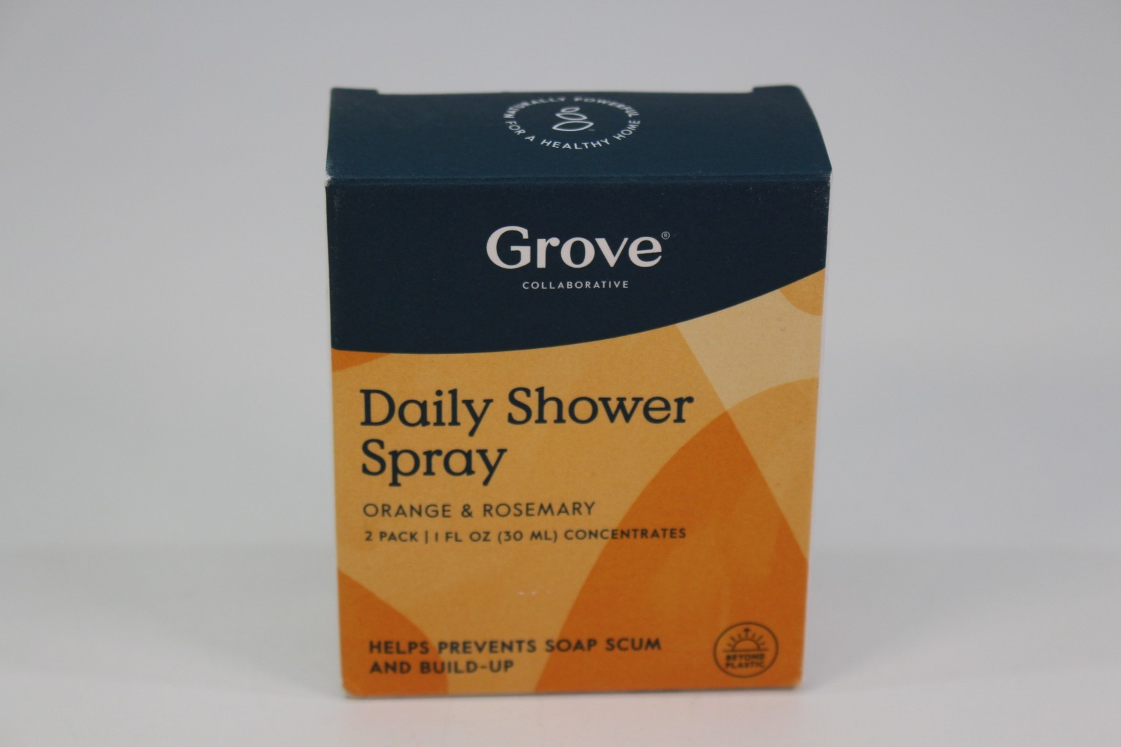 Grove Collaborative Daily Shower Cleaner Concentrate 2 Pack NIB Orange & Rose