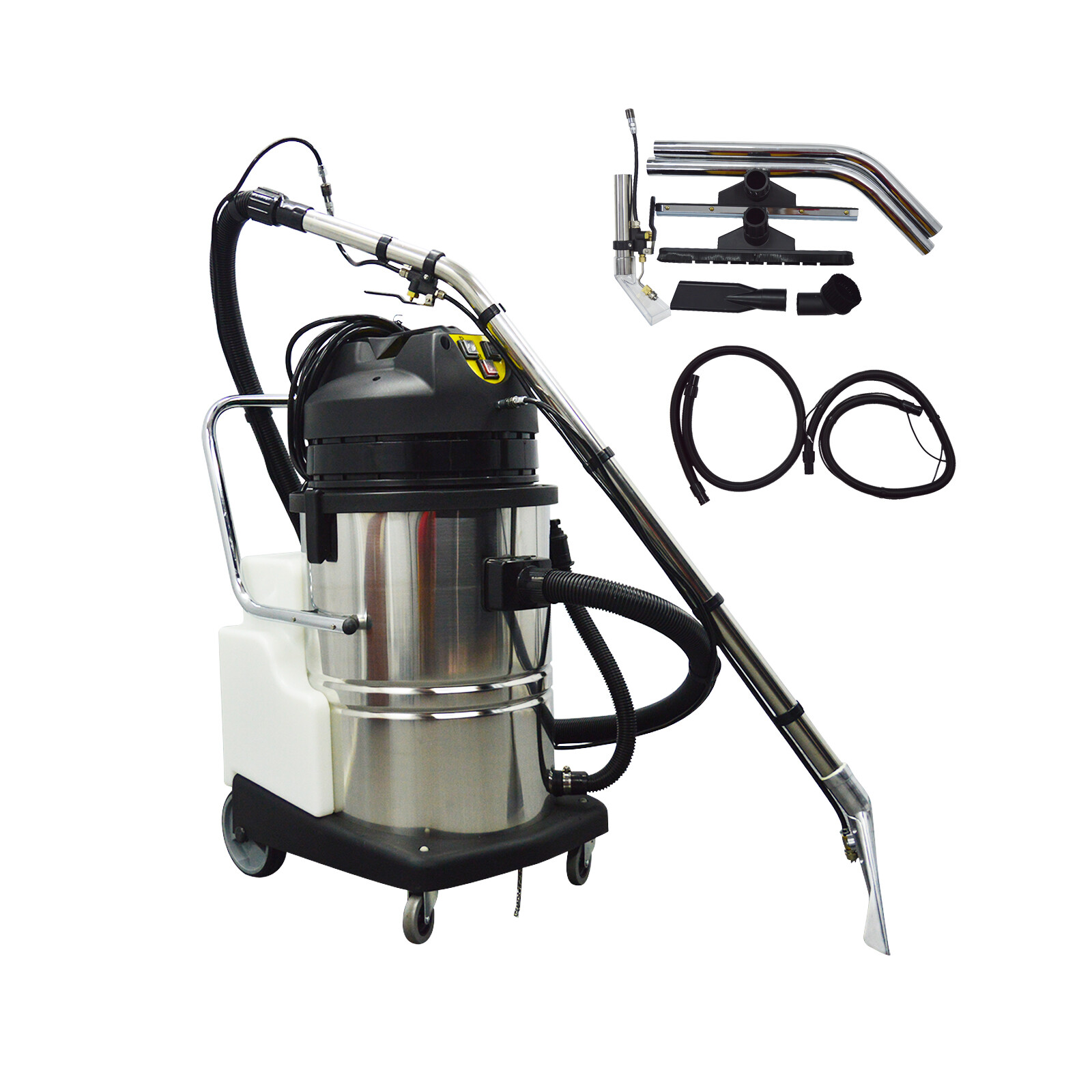 110V Carpet Shampoo Extractor Cleaning Machine 40L/11Gal Wet-Dry Dual-Purpose