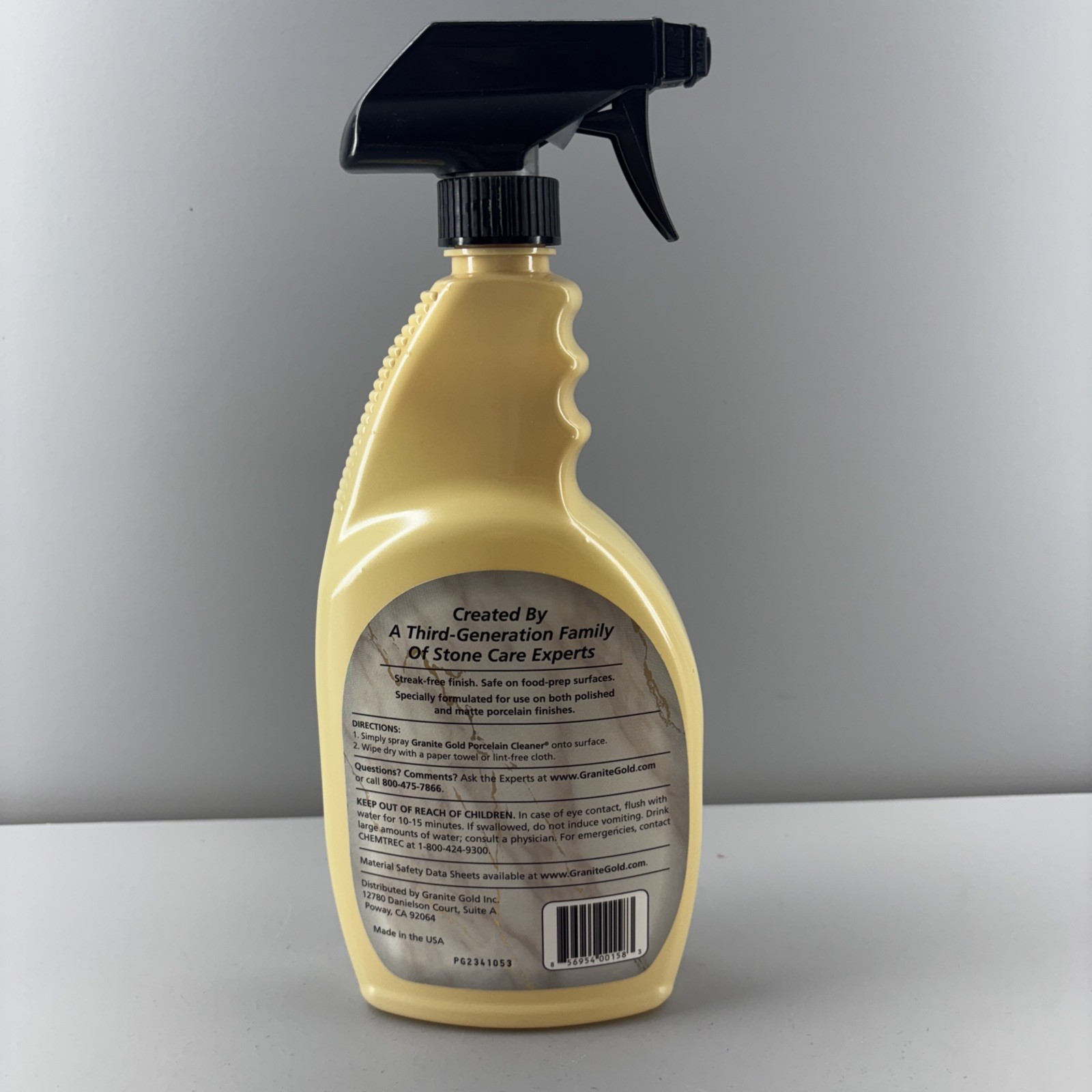 Granite Gold Porcelain Cleaner Streak-Free Cleaner, 24 Fl. Oz.