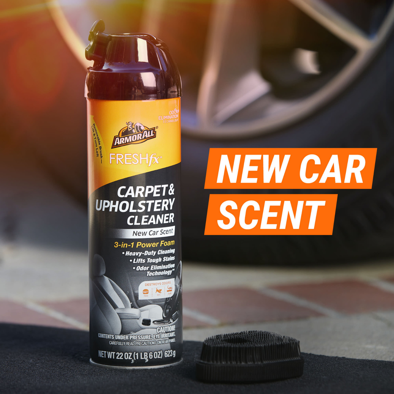 Armor All New Car Scent FRESH FX Carpet and Upholstery Cleaner – 22 OZ ( 2 PACK)