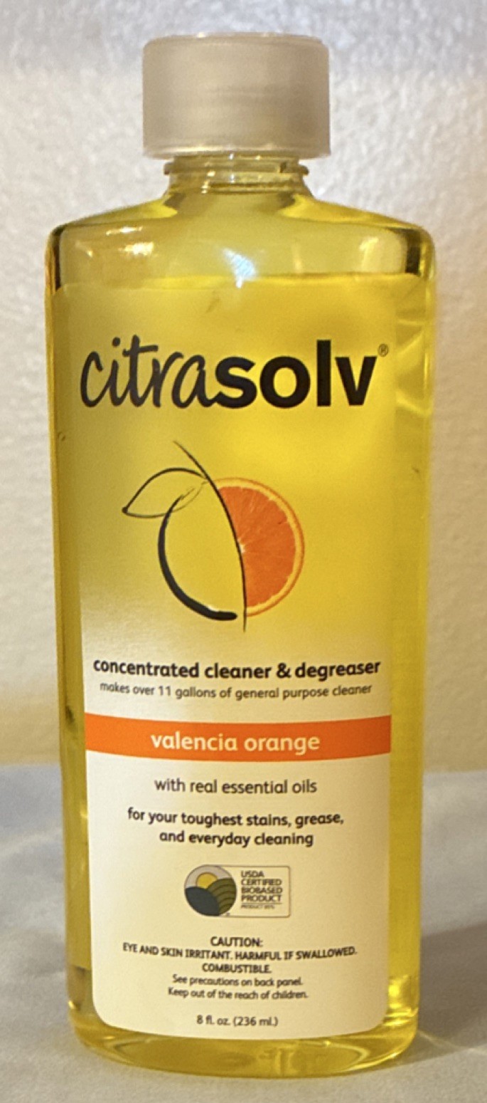 CitraSolv Concentrated Cleaner Degreaser Valencia Orange 8 fl oz Essential Oils