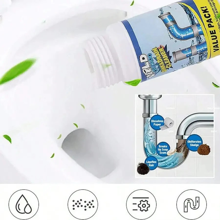 1/2/3/4 PCS Wild Sink and Drain Cleaner, Wild Tornado Sink And Drain Cleaner