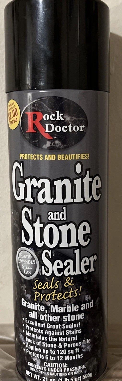 Granite Sealer Marble Countertop Rock Doctor Stone Care Seals Protects 21 oz