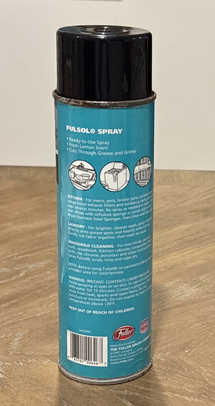 The Fuller Brush Company Fulsol Spray Concentrated Formula 18oz NEW