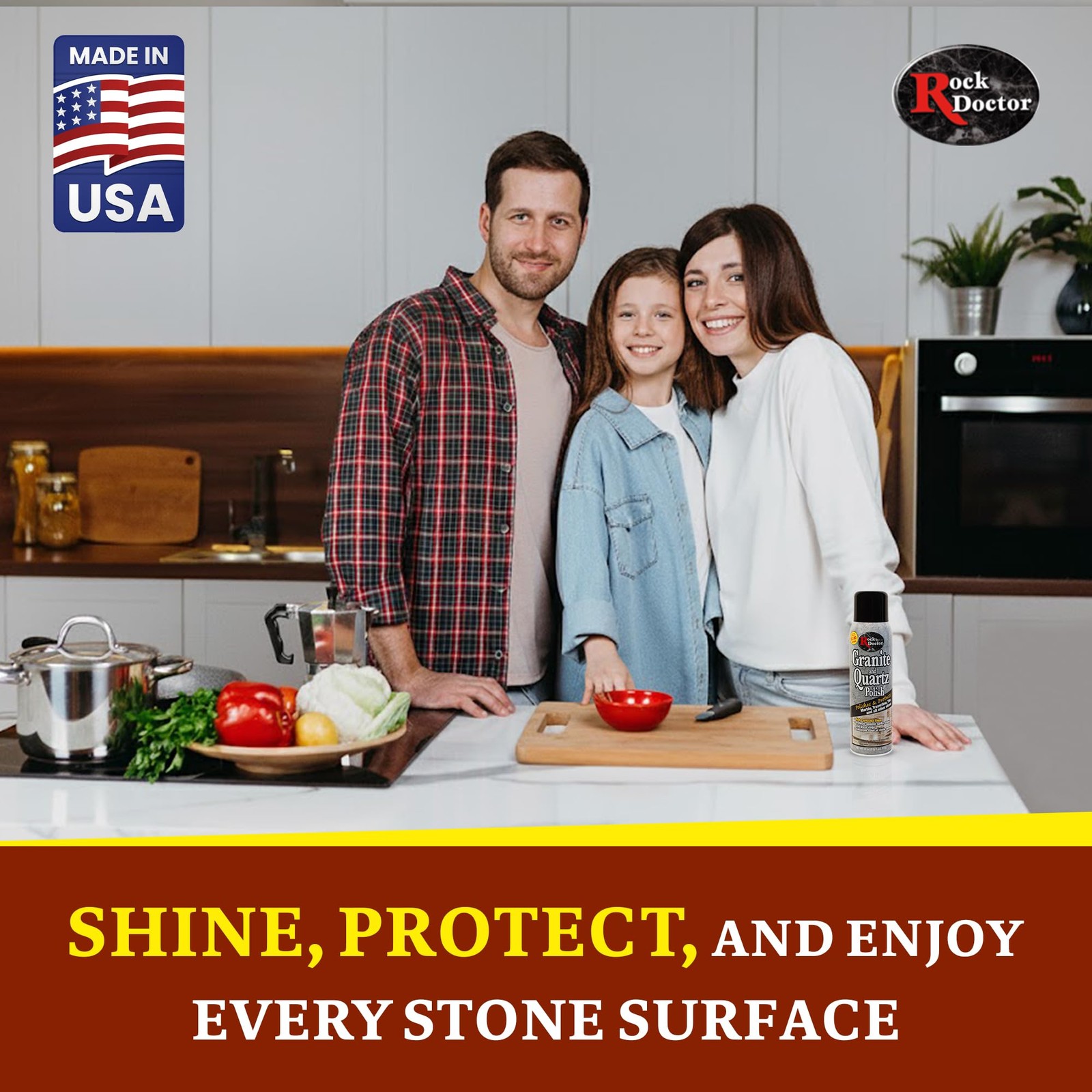 Granite Polish Spray and Surface,18oz.Can Polish Tile, Marble, Kitchen Counte…
