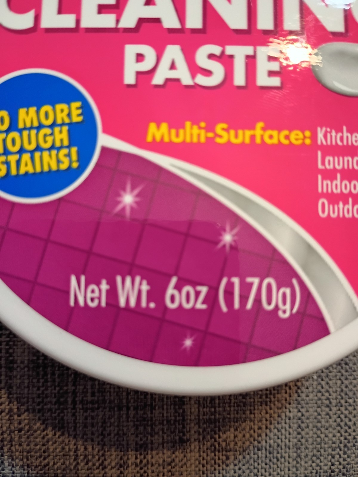 Multi-Purpose Cleaning Paste Home Kitchen Bathroom Laundry Supplies 6oz (3 Pack)