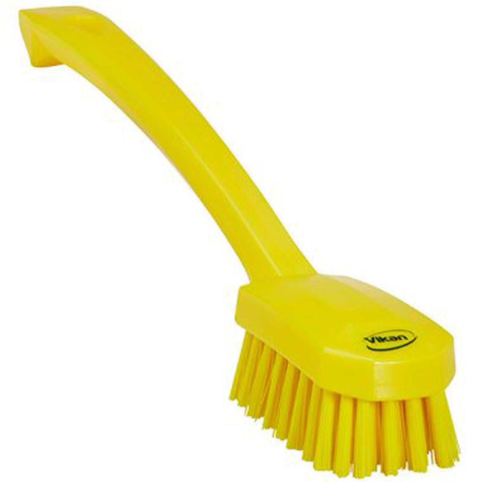30886 Utility Brush Medium 10.2 Inch PP/PBT Yellow Cleaning Scrubbing Tool