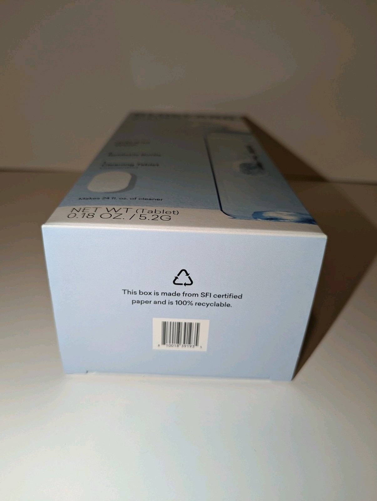 Blueland Glass + Mirror Cleaner Bottle With 1 Cleaning Tablet Unscented