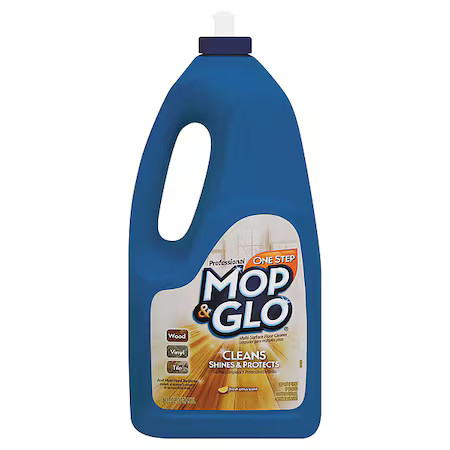 Mop & Glo Rec 74297 Triple Action Floor Shine Cleaner, Fresh Citrus Scent, 64