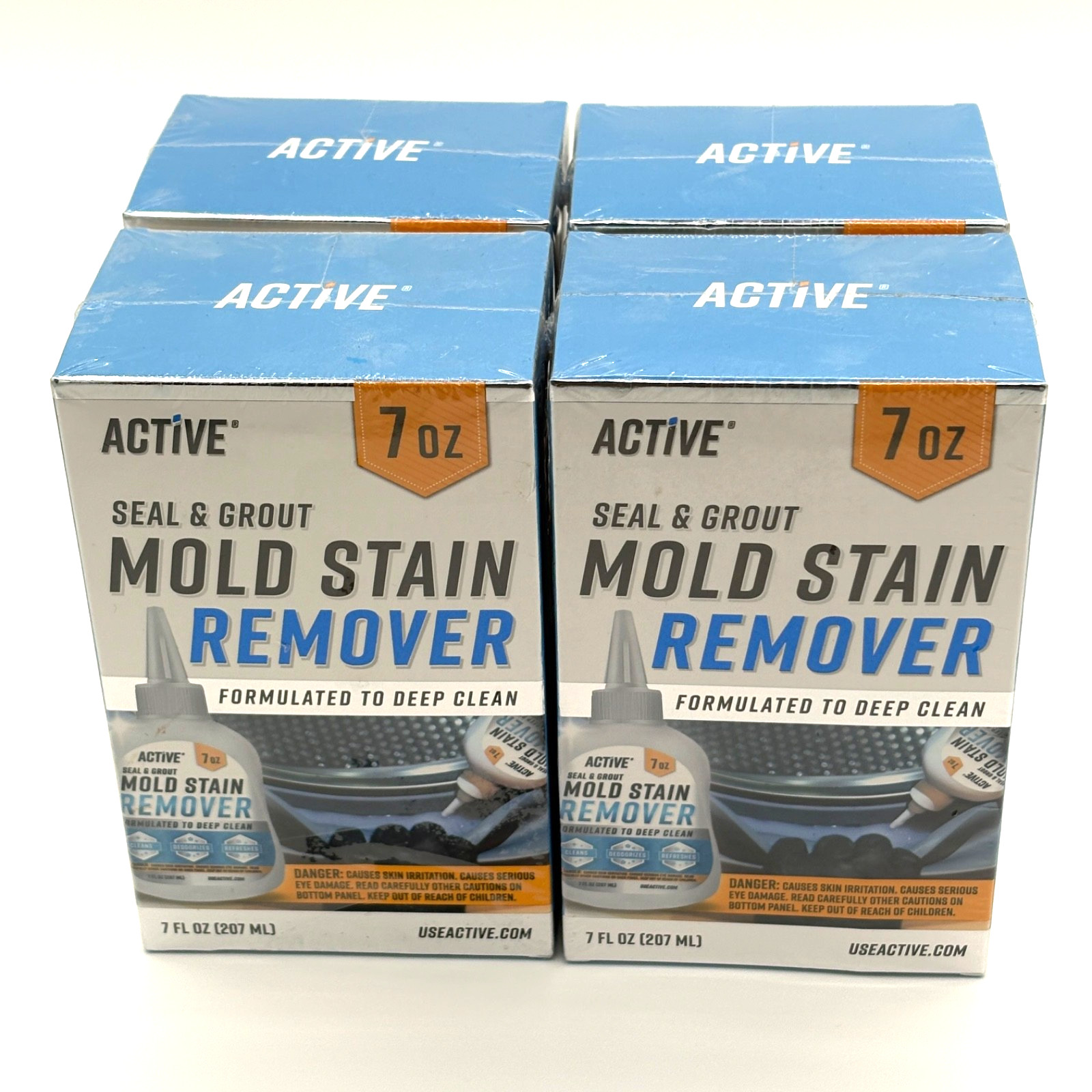Active Seal & Grout Mold Stain Remover 7 fl oz (Lot of 4)