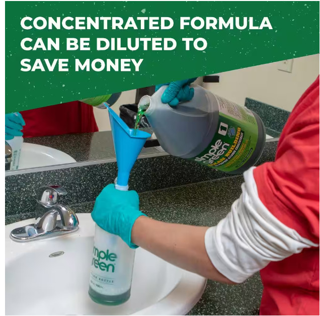 Simple Green 1 Gal. All-Purpose Cleaner Concentrate Effective Cleaning Solution