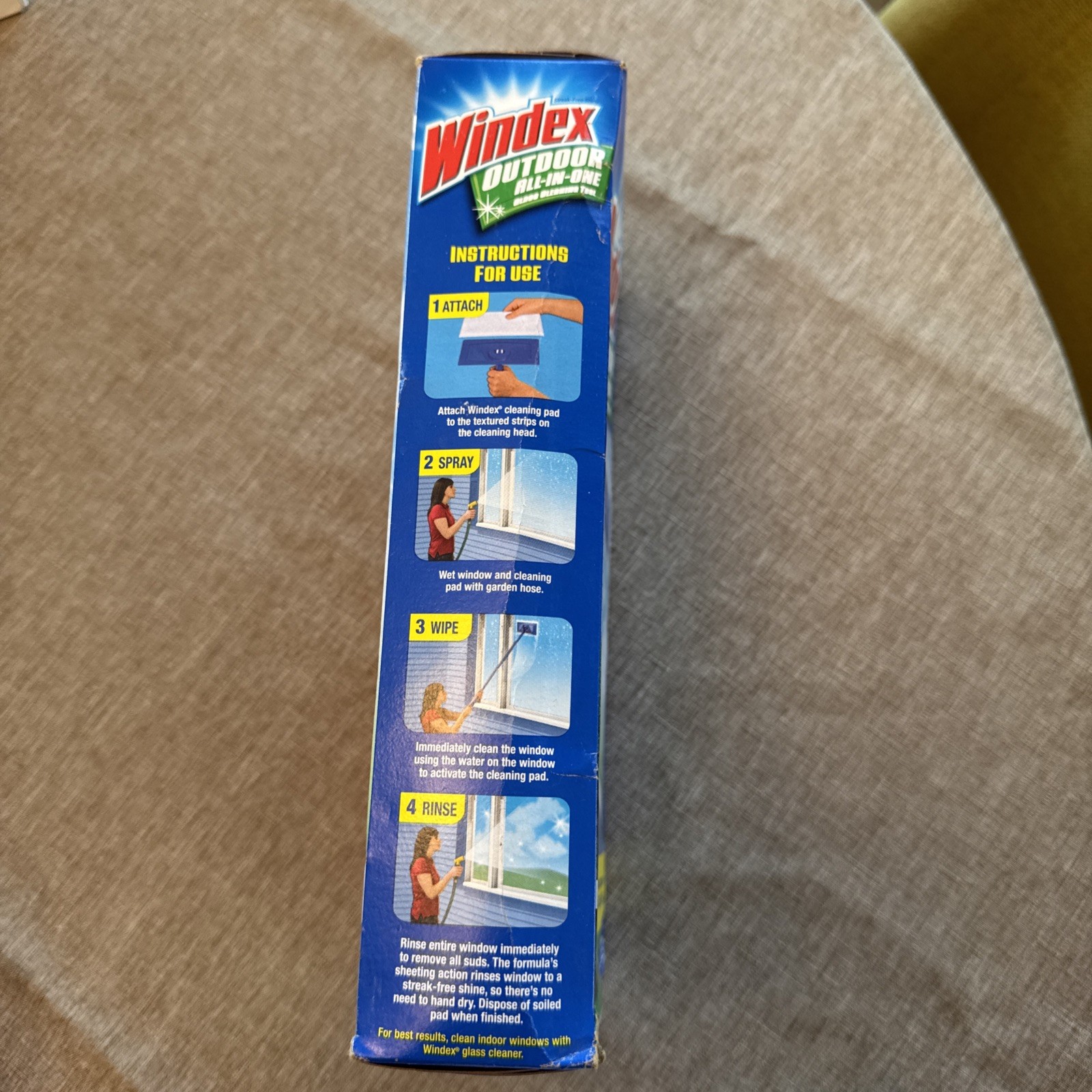 NEW Sealed Windex Outdoor All-In-One Glass & Window Cleaning Tool Starter Kit