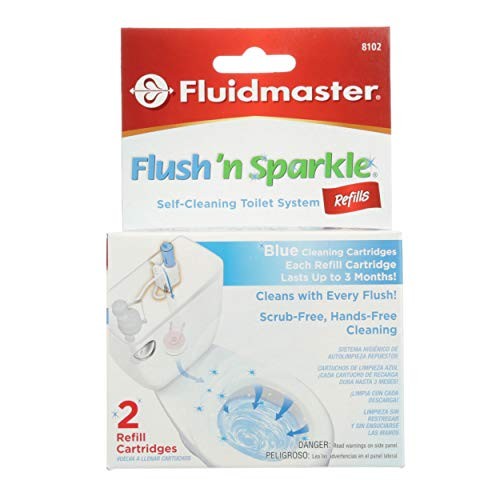 Blue Automatic Toilet Bowl Cleaner Refills 2 Count Scrub Free Hands Free Clea…