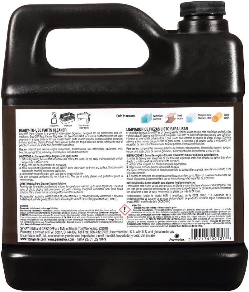 22701 Grez-Off Heavy Duty Degreaser, 1 Gallon (Packaging May Vary)