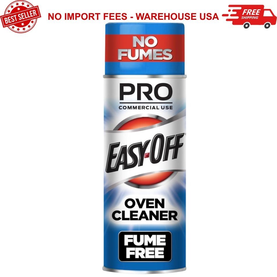 EasyOff Fume Free PRO size Oven Cleaner Foam, Removes Grease & BurnedOn Food,…