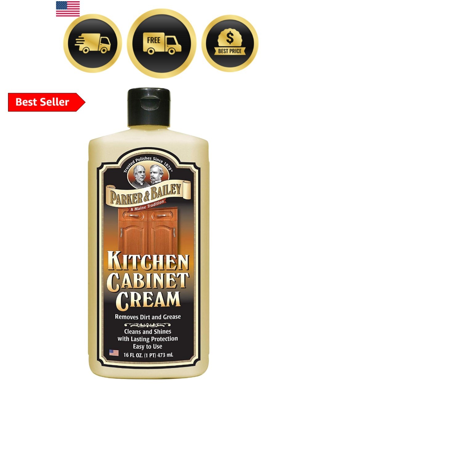 Kitchen Cabinet Cream, 16 Ounce, 16 Ounce