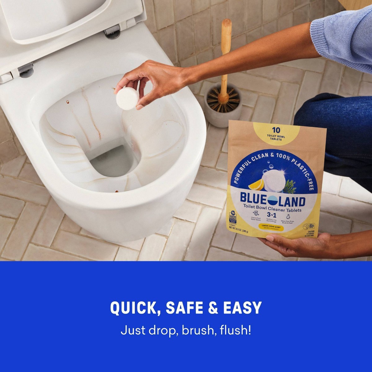 Blueland Wild Lavender Toilet Bowl Cleaning Tablets – 8.4oz/10ct