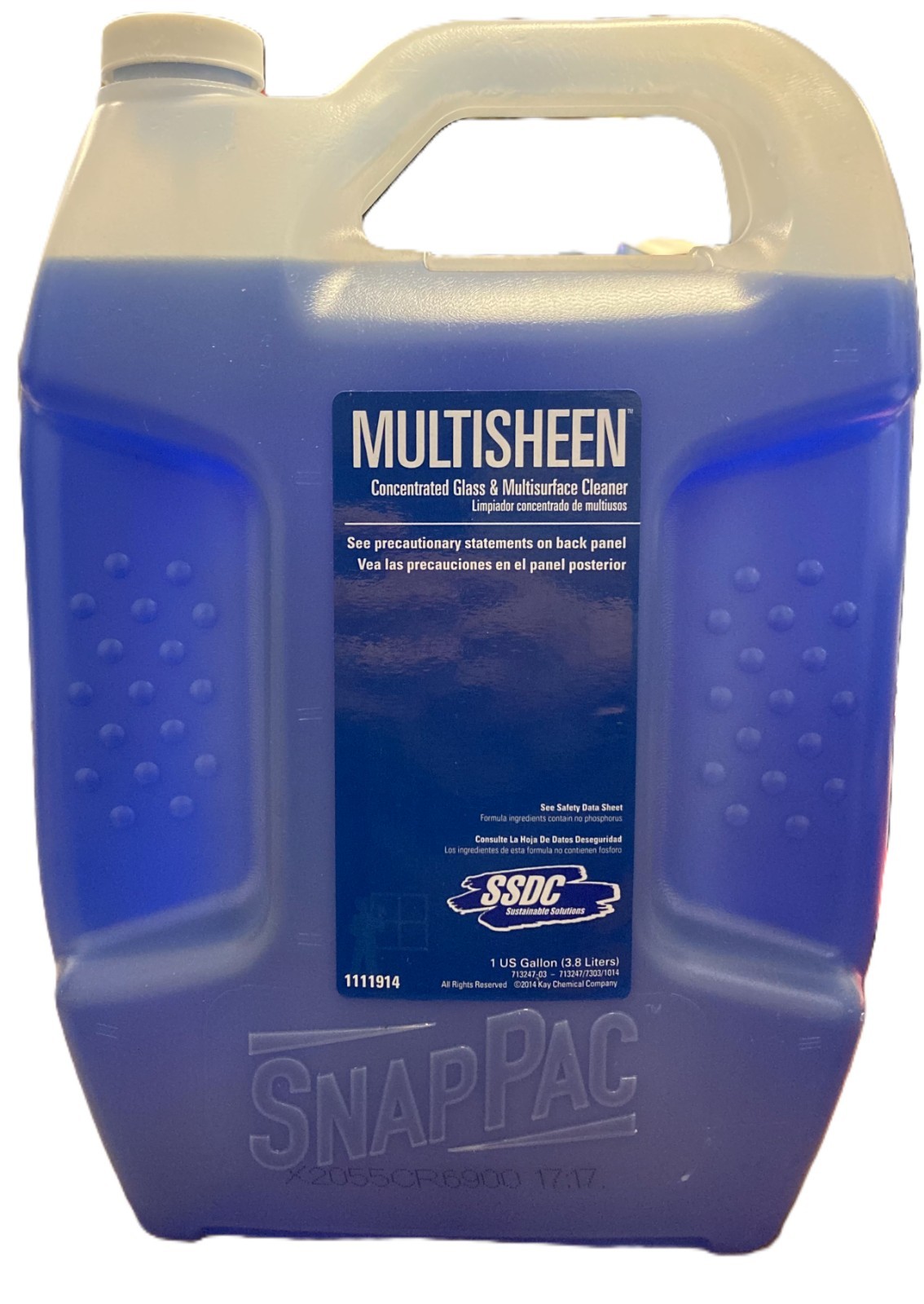NEW 🧼 Multisheen Concentrated Glass & Multisurface Cleaner , 1 Gallon -1111914