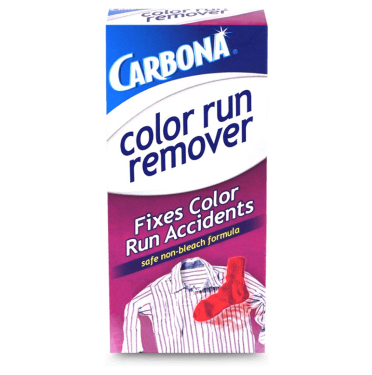 Carbona Color Run Remover Powerful Color Bleed Eliminator 2.6 Oz, (2 Pack)BOX