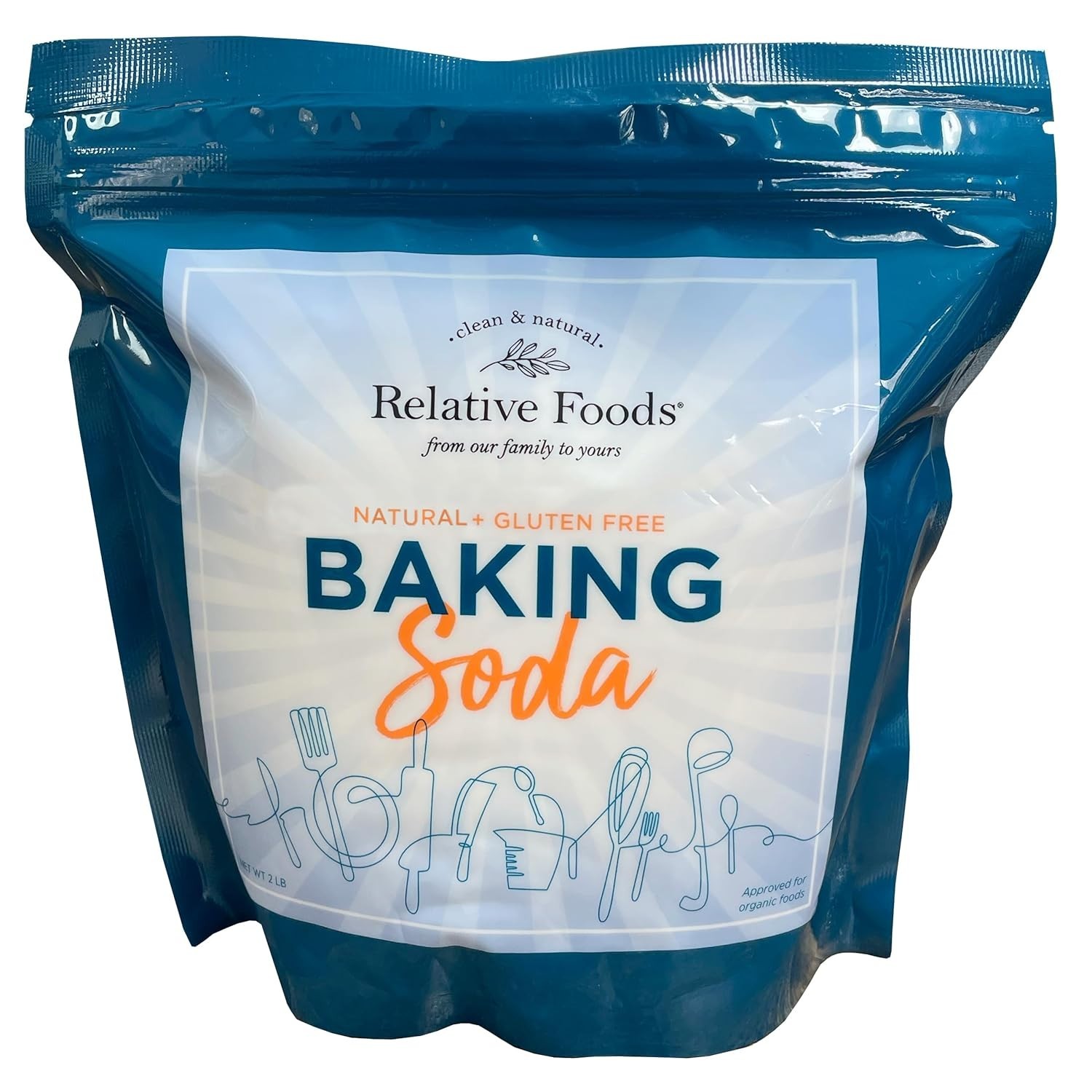 Gluten-Free Baking Soda 2 Lbs – Pure Sodium Bicarbonate