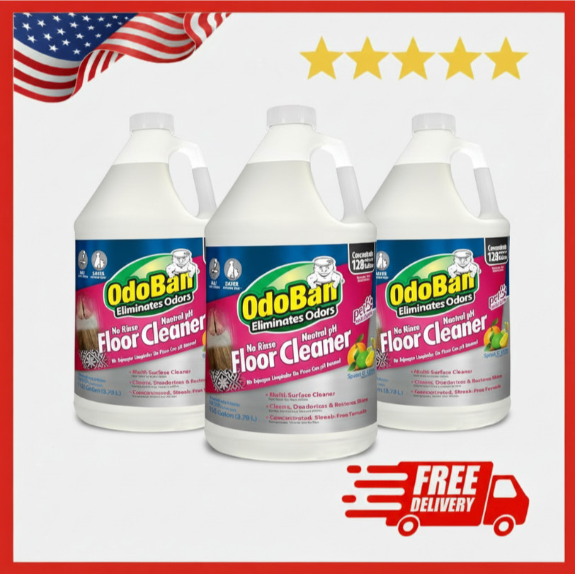 OdoBan Pet Solutions No Rinse Neutral pH Floor Cleaner 1 Gallon