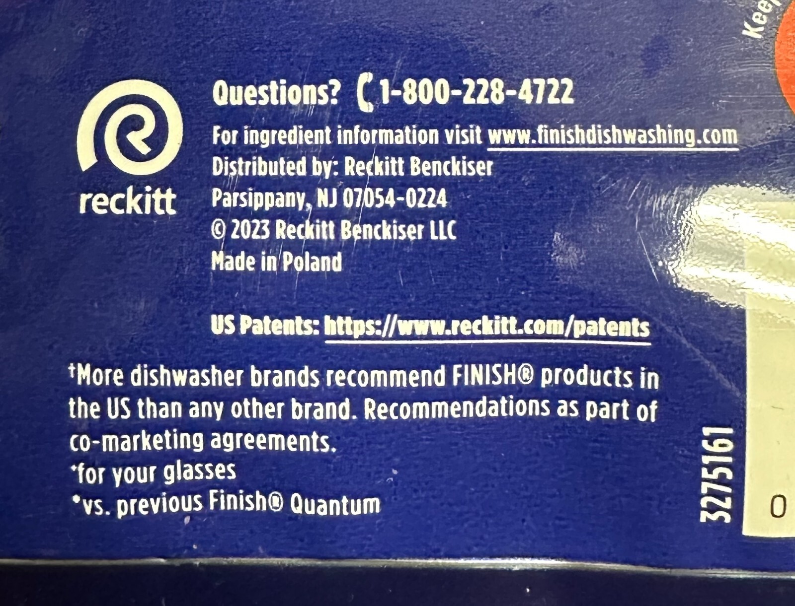 Finish POWERBALL QUANTUM Dishwasher Detergent Diamond Shine Advance Cleaner 21ct