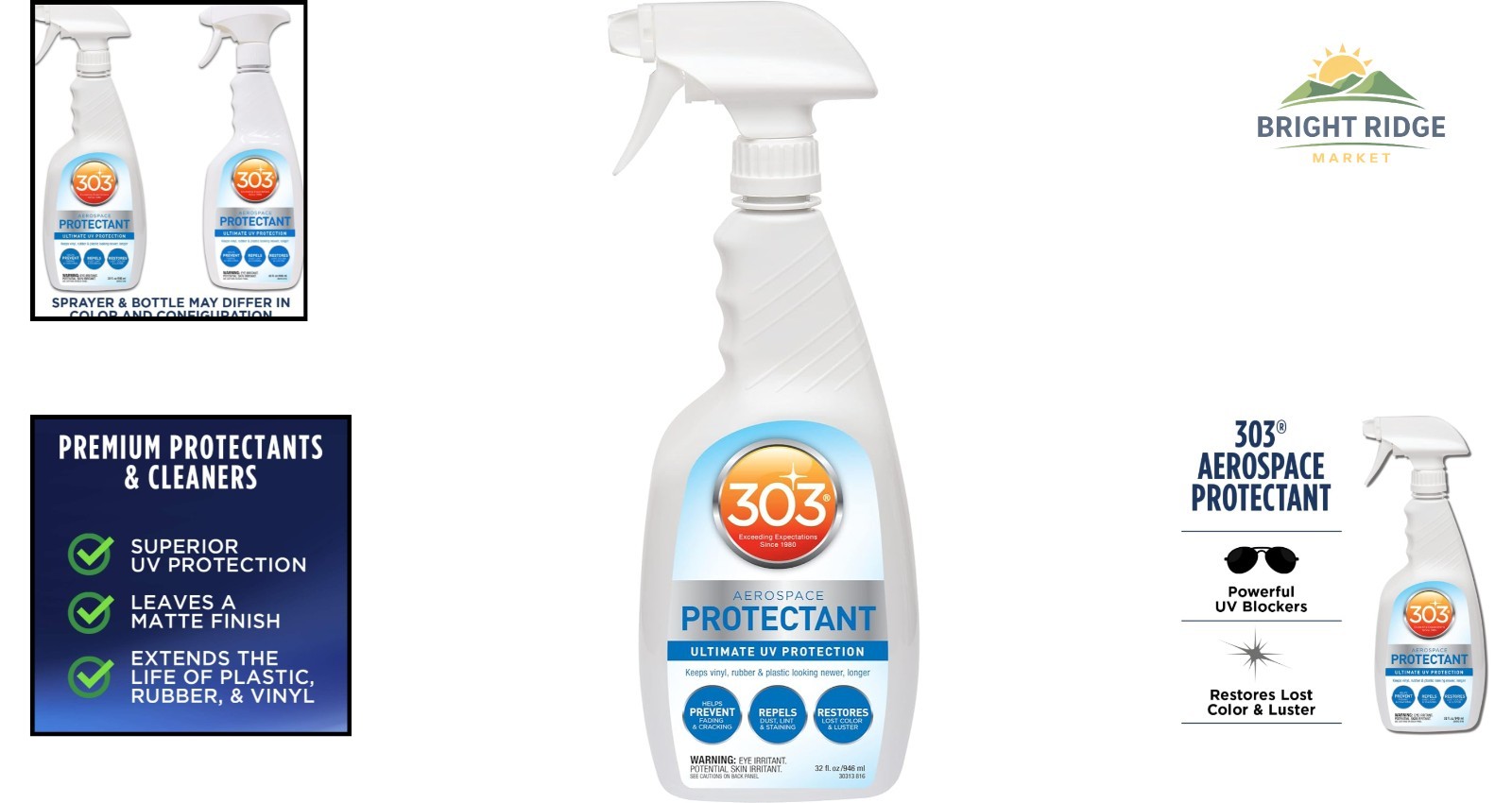Aerospace Protectant for Outdoor Surfaces – Restores Color and Luster, 32 Fl Oz