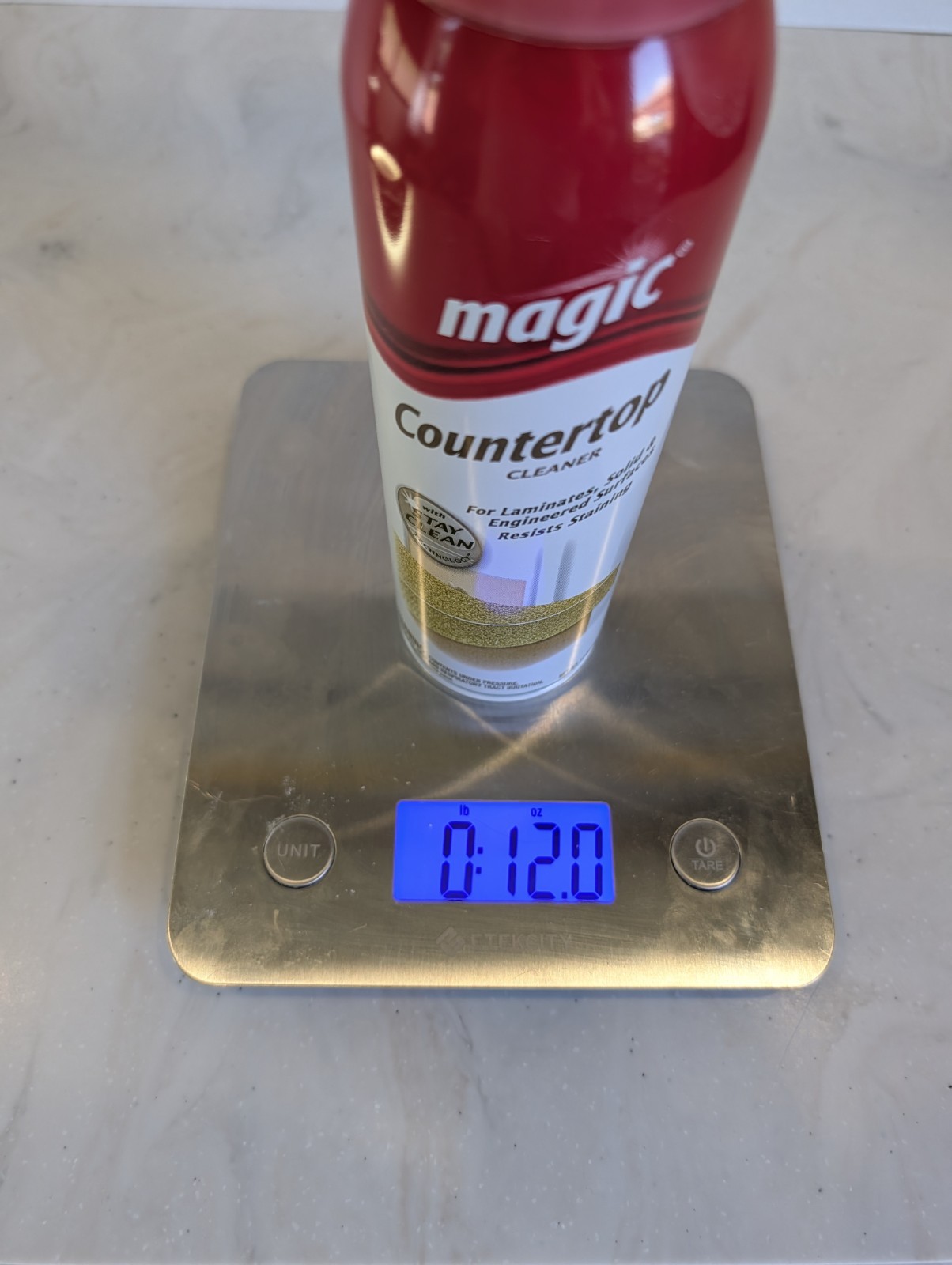 MAGIC COUNTERTOP CLEANER FOR LAMINATE 17 OZ *Partial Bottle Approx. 50% Full