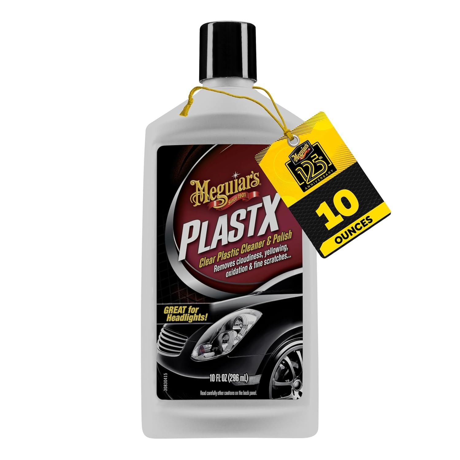 PlastX Clear Plastic Polish, Fast & Easy Clear Plastic Restorer for Headlight…