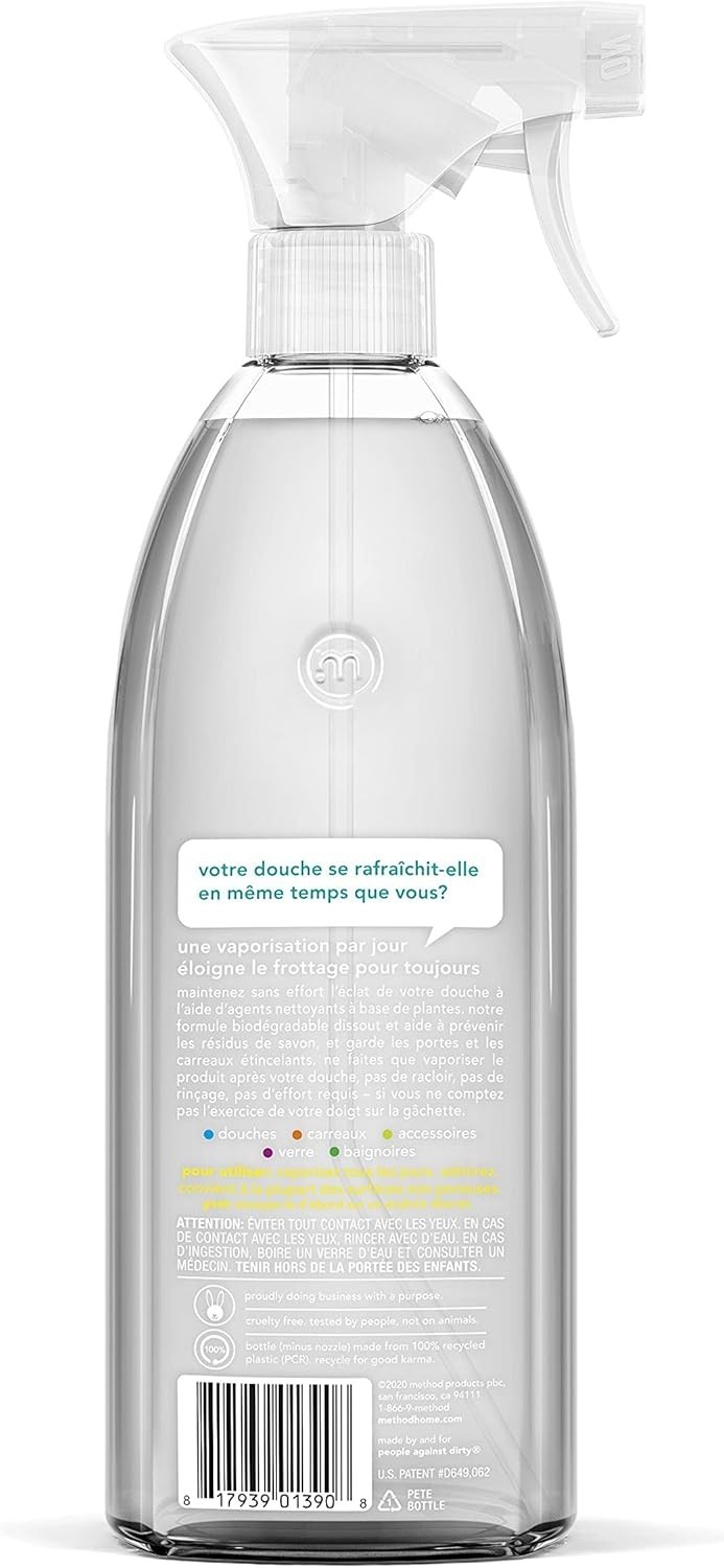 Method Daily Shower Spray Cleaner No Rinse Plant Based Ylang Ylang 28 fl oz 1 pk