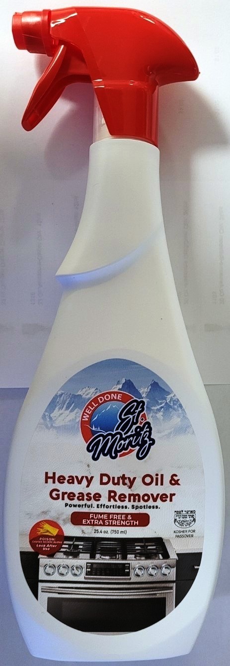 Pack of 2 or 3 Well Done St.Moritz Oven Cleaner 27Oz(750Ml) Cold Action
